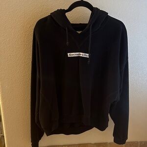 Abercrombie & Fitch Black Logo Hoodie